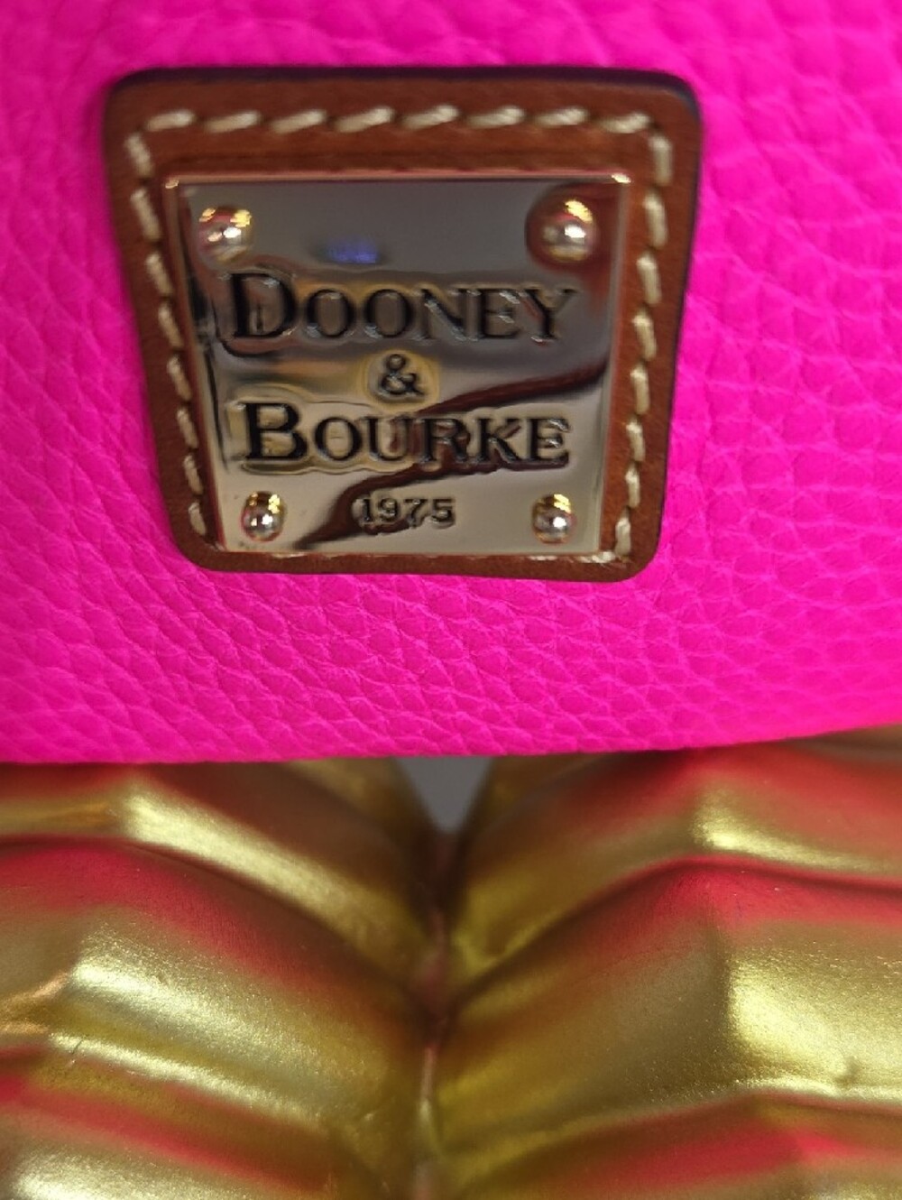 Dooney & Bourke Neon Pink Triple Zip Crossbody - Picture 2 of 6